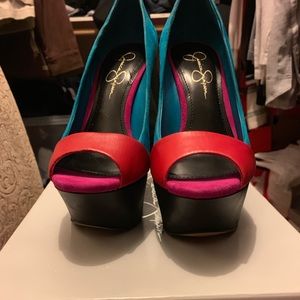 Jessica Simpson - Multi Color Wedges